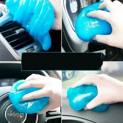 Household Cleaning Soft Rubber Ball Cart Is Stained With Dust
