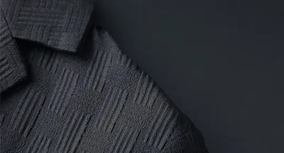 Men's New Light Luxury Dark Pattern Pleated Casual Suit