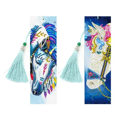 5D Diamond Painting Creative Bookmarks Peacocks