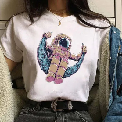 Creative Personality Printing Student Short Sleeve