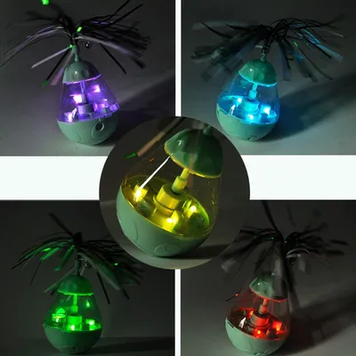 لعبة قطط مضيئة على شكل كوب LED