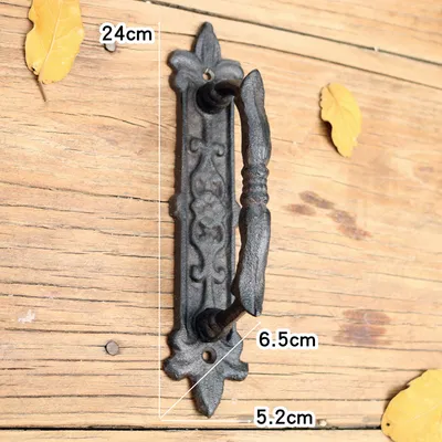 Chinese Style Creative Personality Cast Iron Craft Door Handle