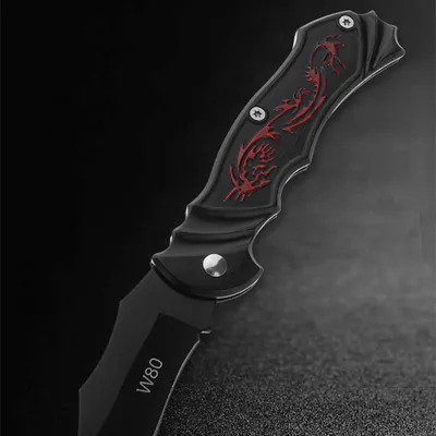 Outdoor Supplies Survival Folding Knife Stainless Steel