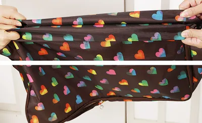 Home Fashion Oxford Quilt Storage Bag