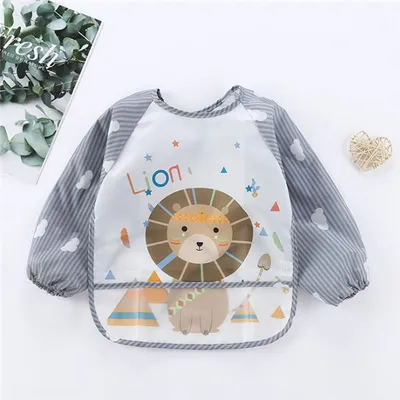 Catch The Rice Pocket Baby Top Up Children's Coat Bib