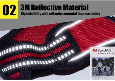 Truelove Pet Adjustable Safety Reflective Nylon Harness for Big Medium Large Dogs