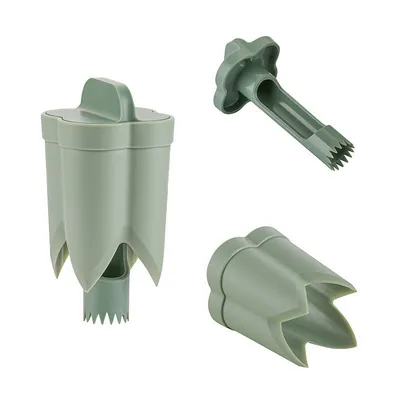 2-in-1 Fruit Pepper Corer Color Pepper Corer Seed Removing Tool Portable Kitchen Utensil Reusable Fruit Vegetable Coring Tool