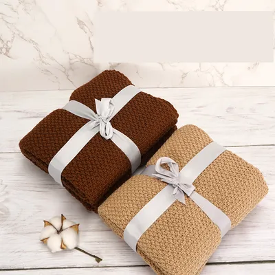 Cotton Baby Knitted Wool Blanket Europe And America