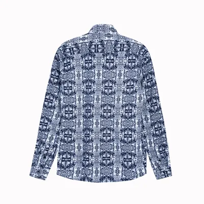 Cotton Shirt Men's Poker King Print