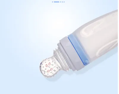 Rice Cereal Spoon Milk Bottle Baby Squeeze Feeding Artifact