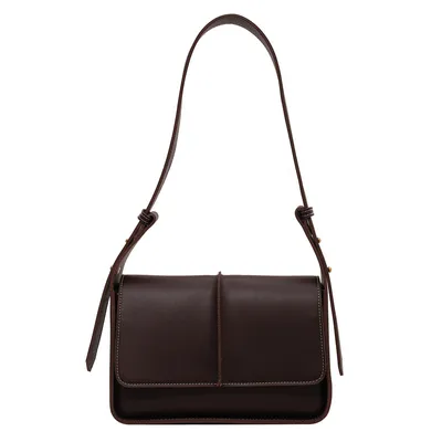 Retro Textured Shoulder Bag Women Underarm
