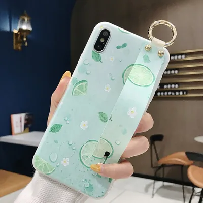 Silicone Wristband Refreshing Stand Phone Case