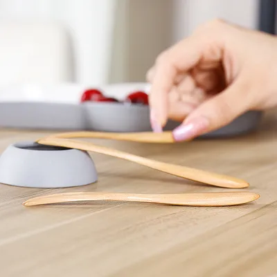 Wooden Fruit Fork Creative Cake