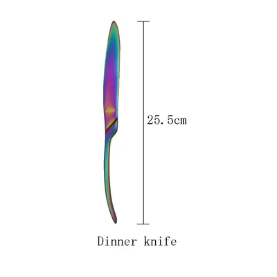 Stainless Steel Cutlery Set, Four Portable Frosted Western Tableware