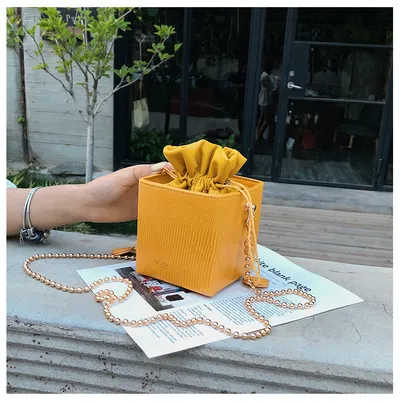 Women's bags new pumping bucket bag