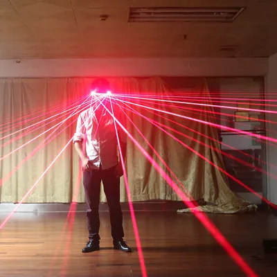 نظارات ليزر، نظارات مضيئة، شريط LED، رقص ليزر، أجواء دعائم بار عرض