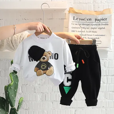 Baby Spring And Autumn Shirt Two-piece Set