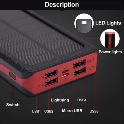 Large-capacity solar power bank