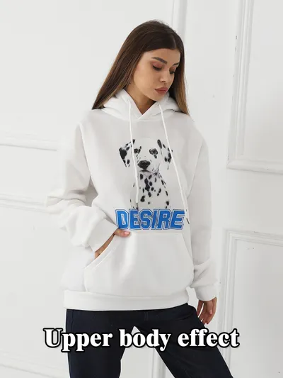 Women's Fashionable Casual Printed Long Sleeved Sweatshirt