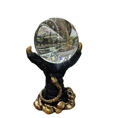 Resin Dragon Claw Crystal Ball Base Resin Crafts Original Stone Jade Ball