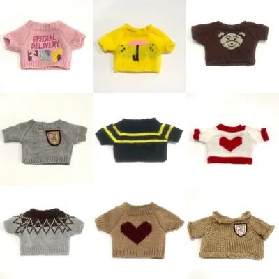 30cm Sweater Glasses Accessories Brown Bag Small Yellow Duck Accessories