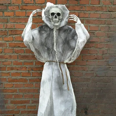 Scary hanging decorations for the Festival