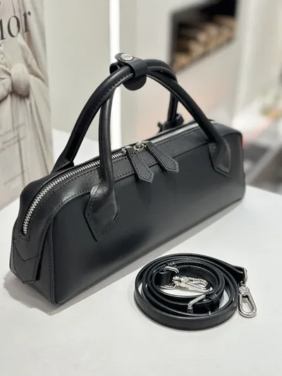 Cross-border New Top-grain Cowhide Baguette Bag, Single-shoulder Vintage Sausage Bag, Napa Leather Women's Handbag