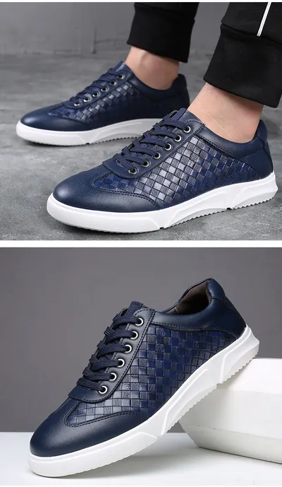 New Men's Large Size Casual Sneakers Trendy Wild White Shoes