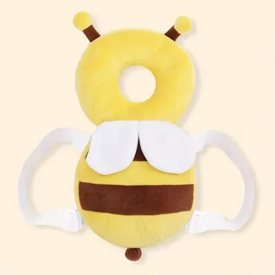Head Back Protector Baby Protect Pillow Learn Walk Pad Prevention Fall Cartoon Bee Kids Pillows