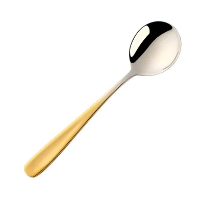 Round Spoon Creative Cute 304 Stainless Steel Long Handle Watermelon Spoon