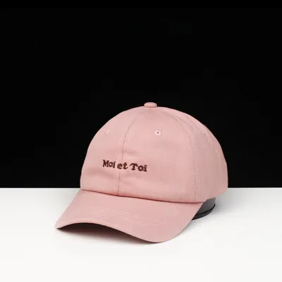 New Korean Style Letter Embroidered Springsummer Outdoor Baseball Hat