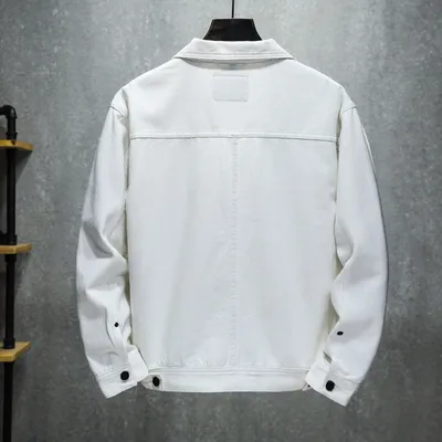 Fashion Men's Lapel Casual Denim Jacket