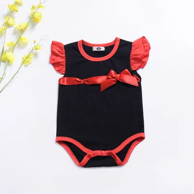 Baby bow triangle triangle suit