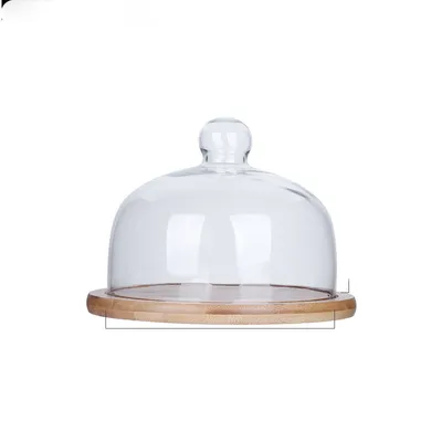 Cake Glass Cover Bread Transparent Cover Dust Cover