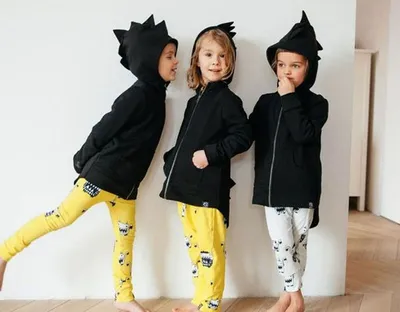 Children kids baby coat jacket dinosaur style hooded