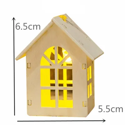 2M 10pcs LED Christmas Tree House Style Fairy Light Led String wedding natal Garland New Year christmas decorations for home