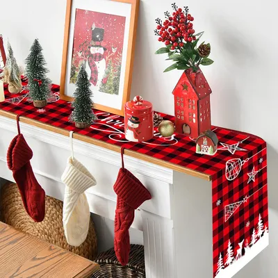 Christmas Decoration Couplet Hanging Cloth
