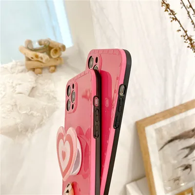 غطاء هاتف بحزام الحب من نوع Polka Dot