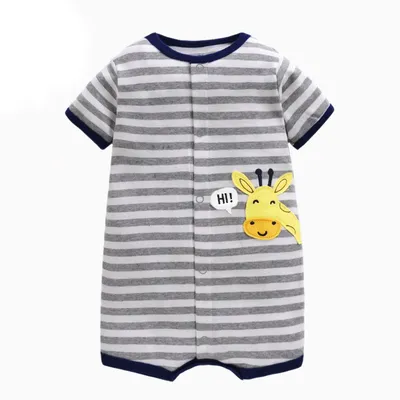 Summer Newborn Baby Short-sleeved Romper Climbing Costume