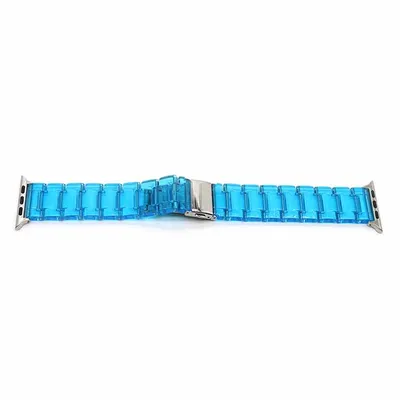 Transparent Three-bead Resin Glacier Strap