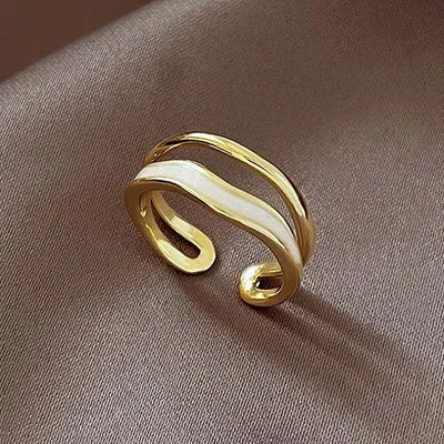 Women's Fashion Simple Quicksand Cloud Ring