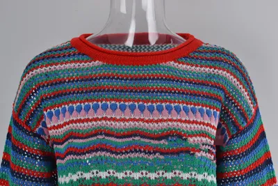 Women's Fashion Cutout Patchwork Knit Dress