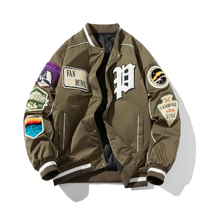 Autumn And Winter Street Tide Baseball Suit Men