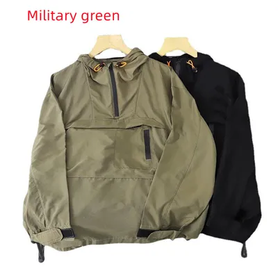 New Men's Fashionable Woven Single-layer Jacket