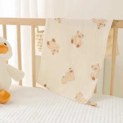 Baby Face Cotton Gauze Saliva Towel
