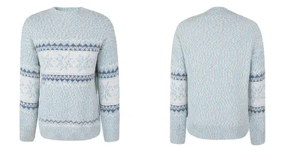 Winter Snowflake Sweater Fashion Half Turtleneck Pullover Knitted Tops Women's Christmas Clothing
