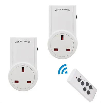 Wireless Remote Control UK Plug Power Socket Switch, Household Outlet Set