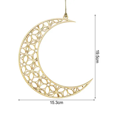 DIY Craft Party Supplies Wooden Pendant