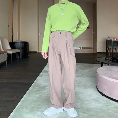 Men's Fashionable And Versatile Three-dimensional Cut Casual Suit Pants