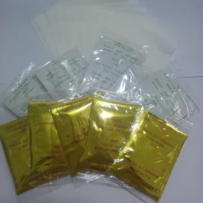 Gold Foil Wormwood Korean Bamboo Vinegar Delivery Tape Foot Sticker
